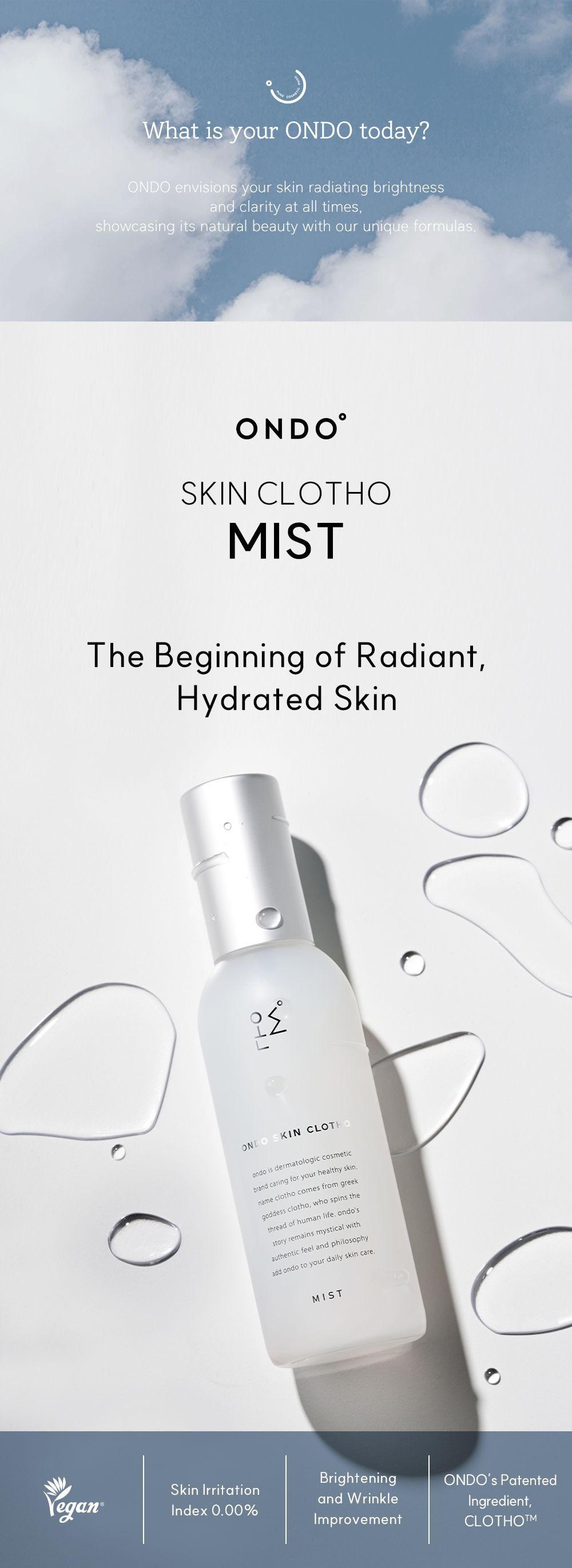 ONDO SKIN CLOTHO MIST